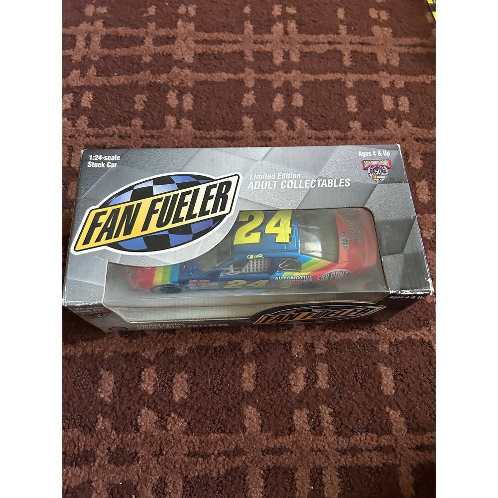 Jeff Gordon 24 DuPont Fan Fueler 1:24 Diecast Car NASCAR 50th Anniversary Action